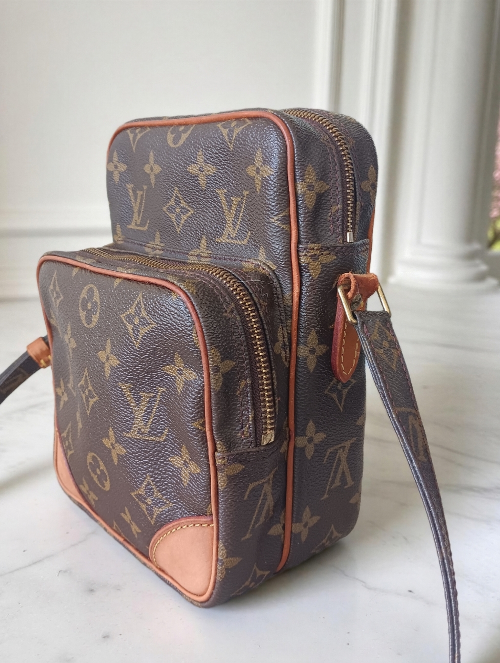 Louis Vuitton Monogram Amazon Crossbody Bag Vintage 1999 France - Picture 3 of 15